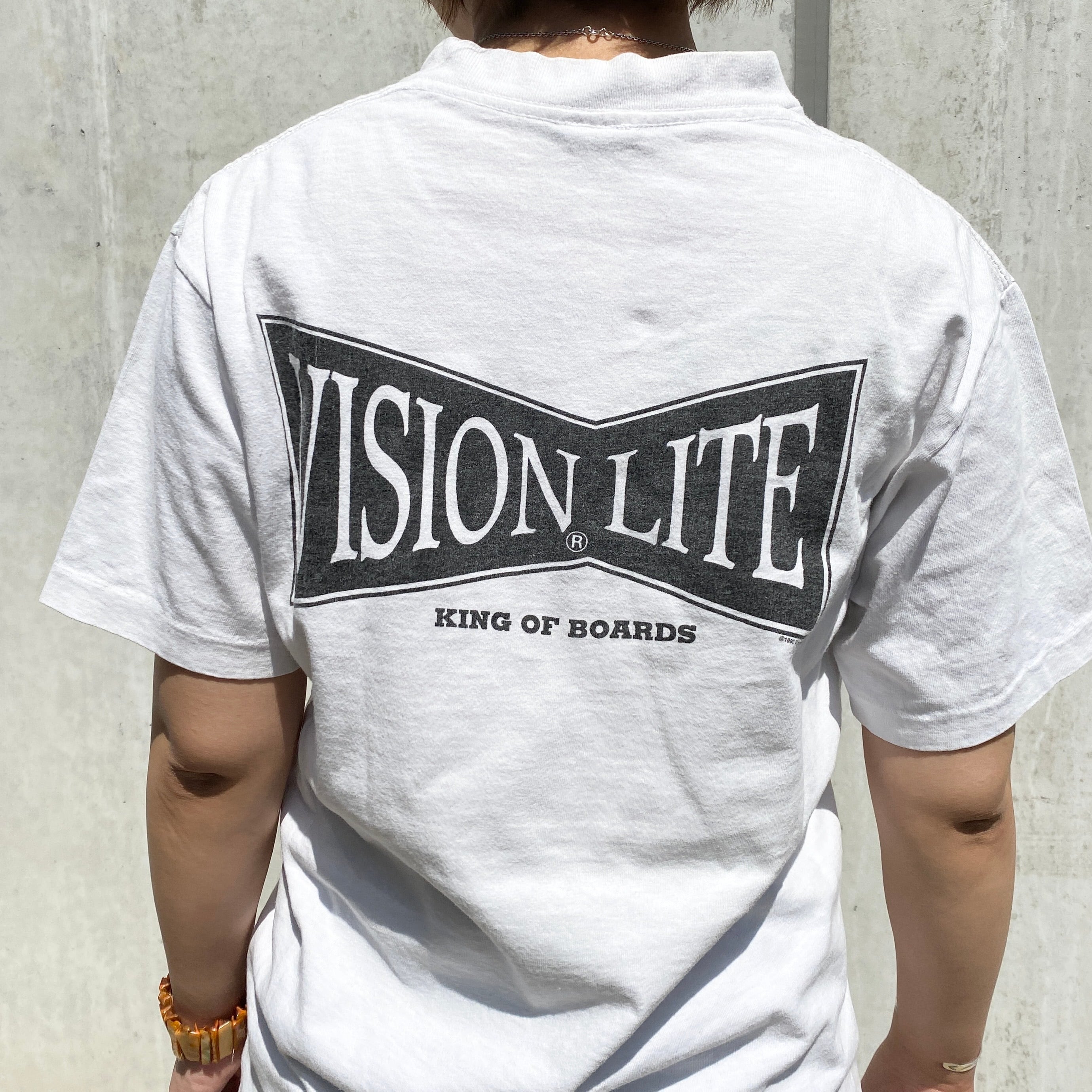 USA製 90s VISION STREET WEAR 半袖 Tシャツ ホワイト vintage | Bluri