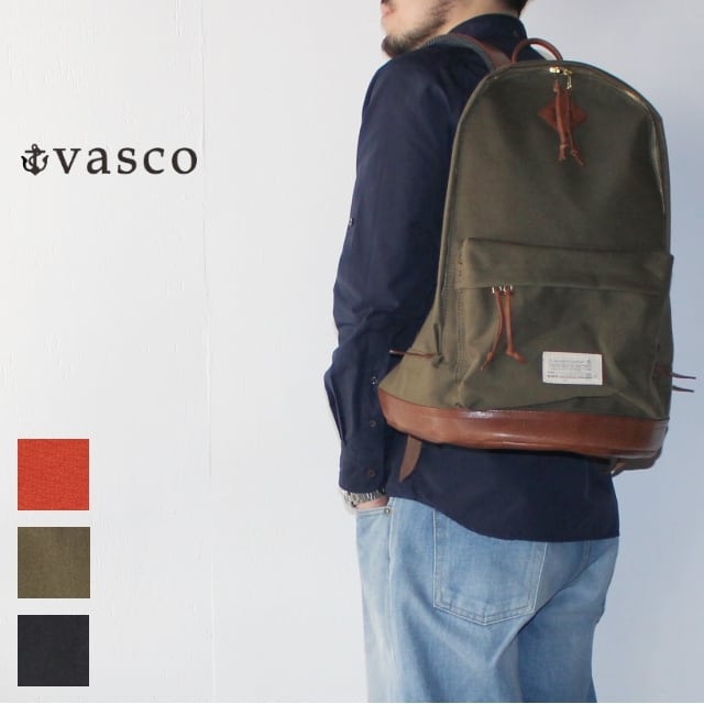 vasco ナイロンクロスレザーオールドデイパック NYLONCROSS×LEATHER