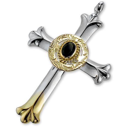 鷲見太郎 Pendant ペンダント】クロスK18YGトップペンダント w