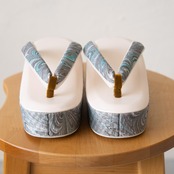 suminagashi 草履　L「兎のおなか」