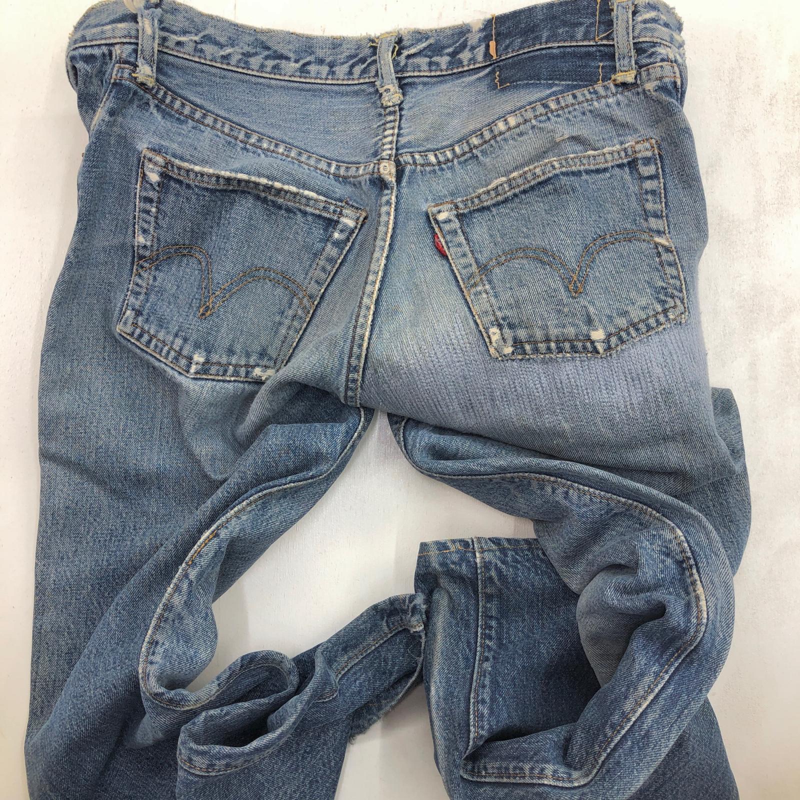 LEVI'S リーバイス 60- 70年代 USA製 501 BIG E 初期 66前期 バック