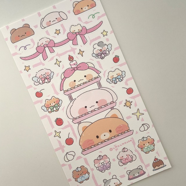 nyung nyung shop 〔sticker-ケーキ- 〕