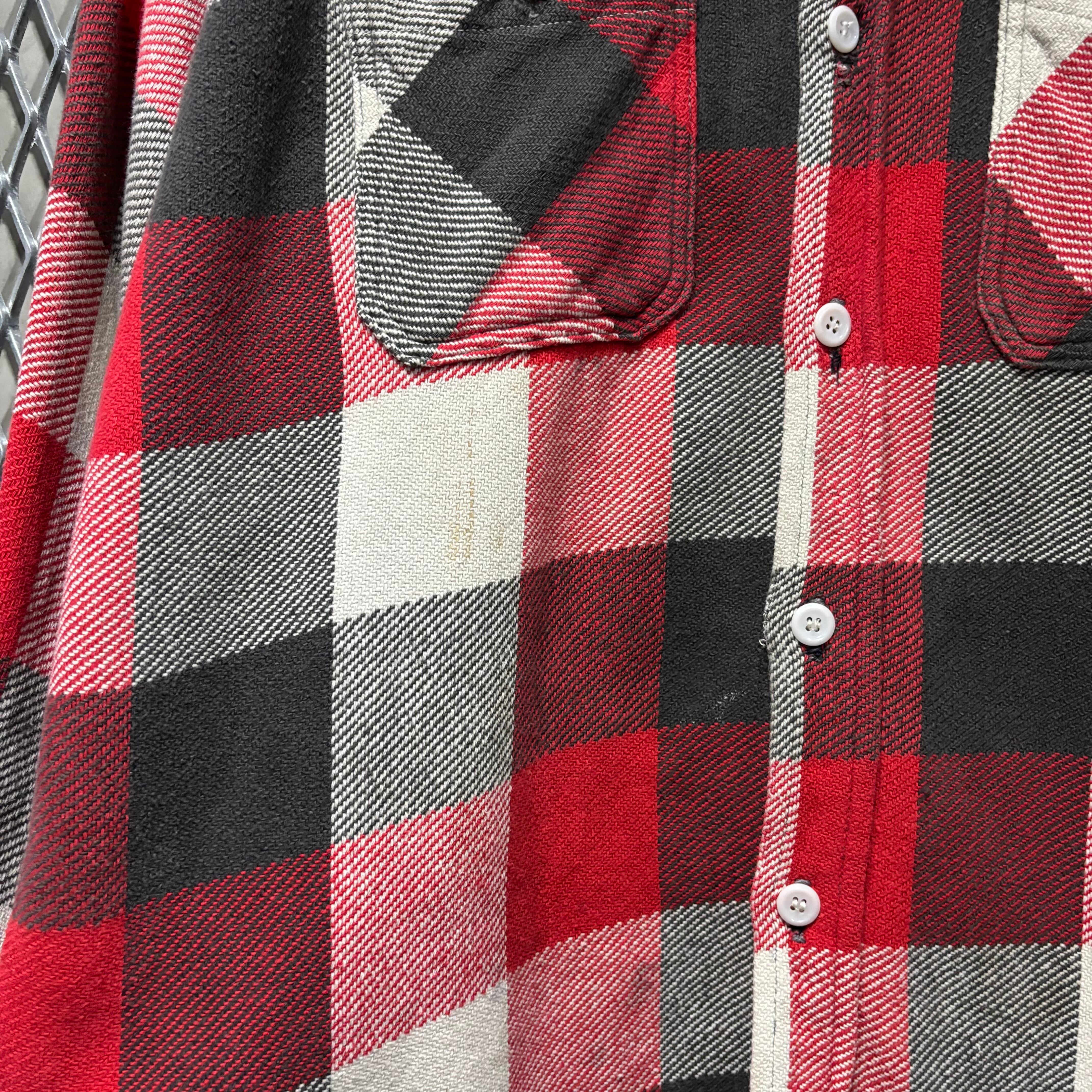 60s【W.T.GRANT】L/S Flannel Shirt | the Holic vintage clothing