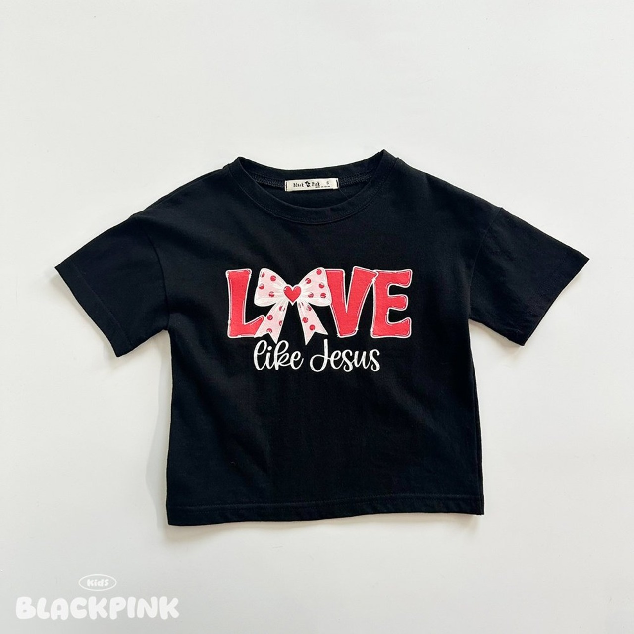 [BLACKPINK] LOVE Short sleeve T-shirt / [블랙핑크] LOVE반팔티