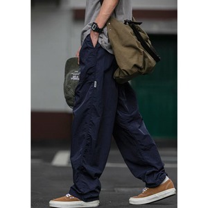 Cinched hem wasy wide pants 1430