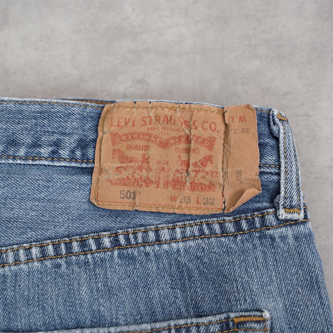 リーバイス501 Levis W33 ブルーデニム 青 縦落ち 古着 14626 | fuufu