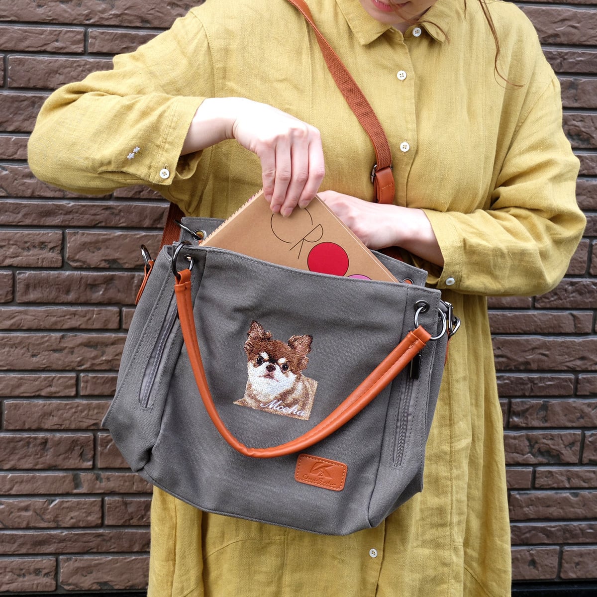 オーダーメイド】ペット写真からつくるリアル刺繍｜リュクストート