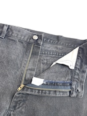 90s Lee 200 "BLACK" DENIM PANTS MADE IN USA Size W38L32→W38L31.5