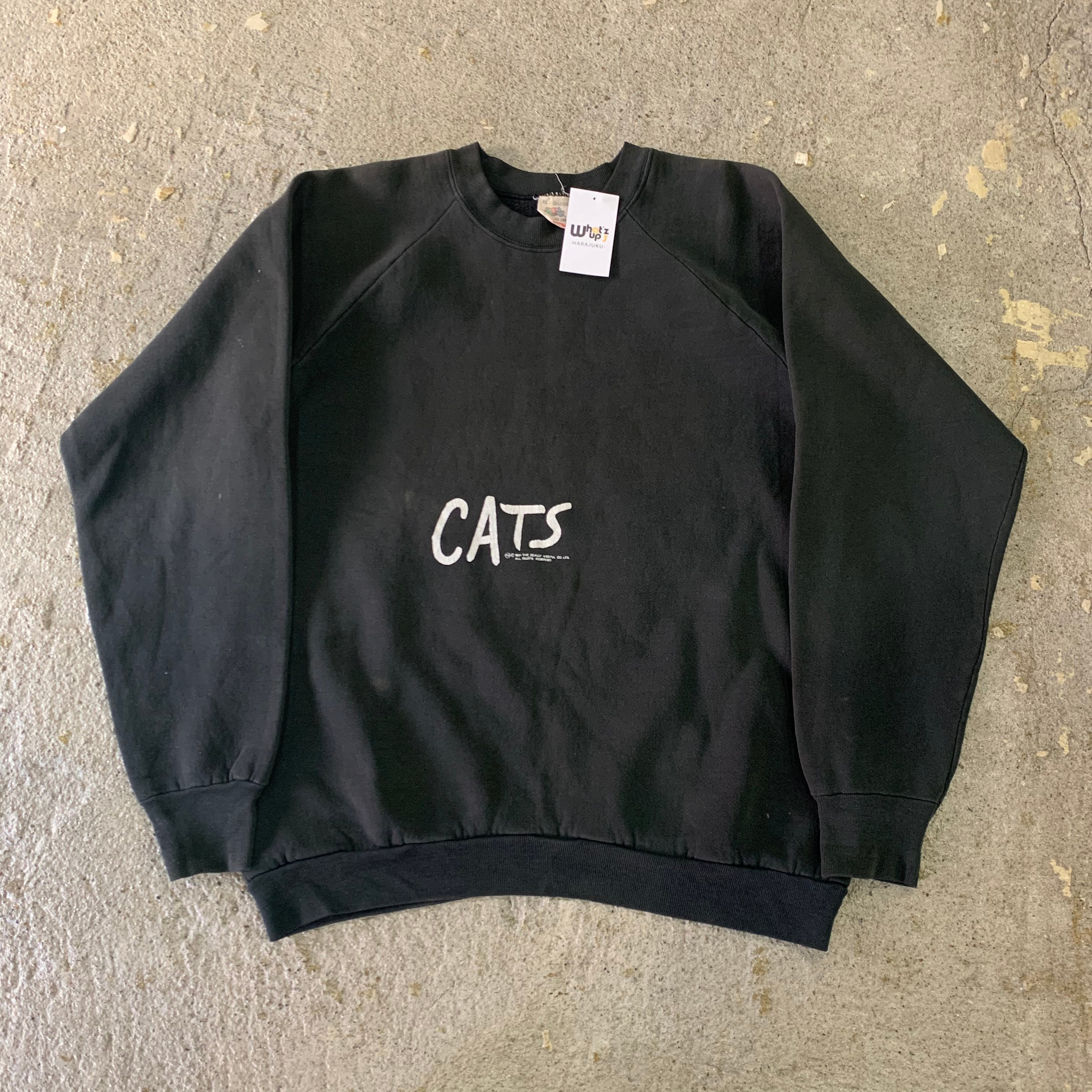 80s スウェット　cats toro vintage キャッツ　劇団四季