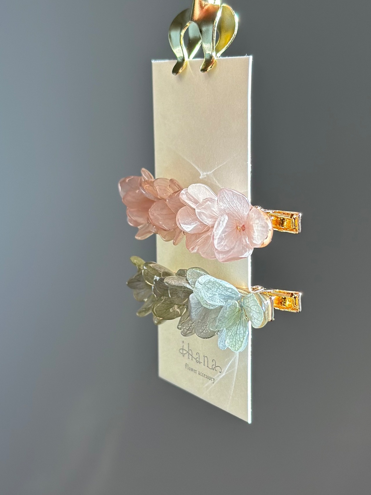 hydrangea hairclip
