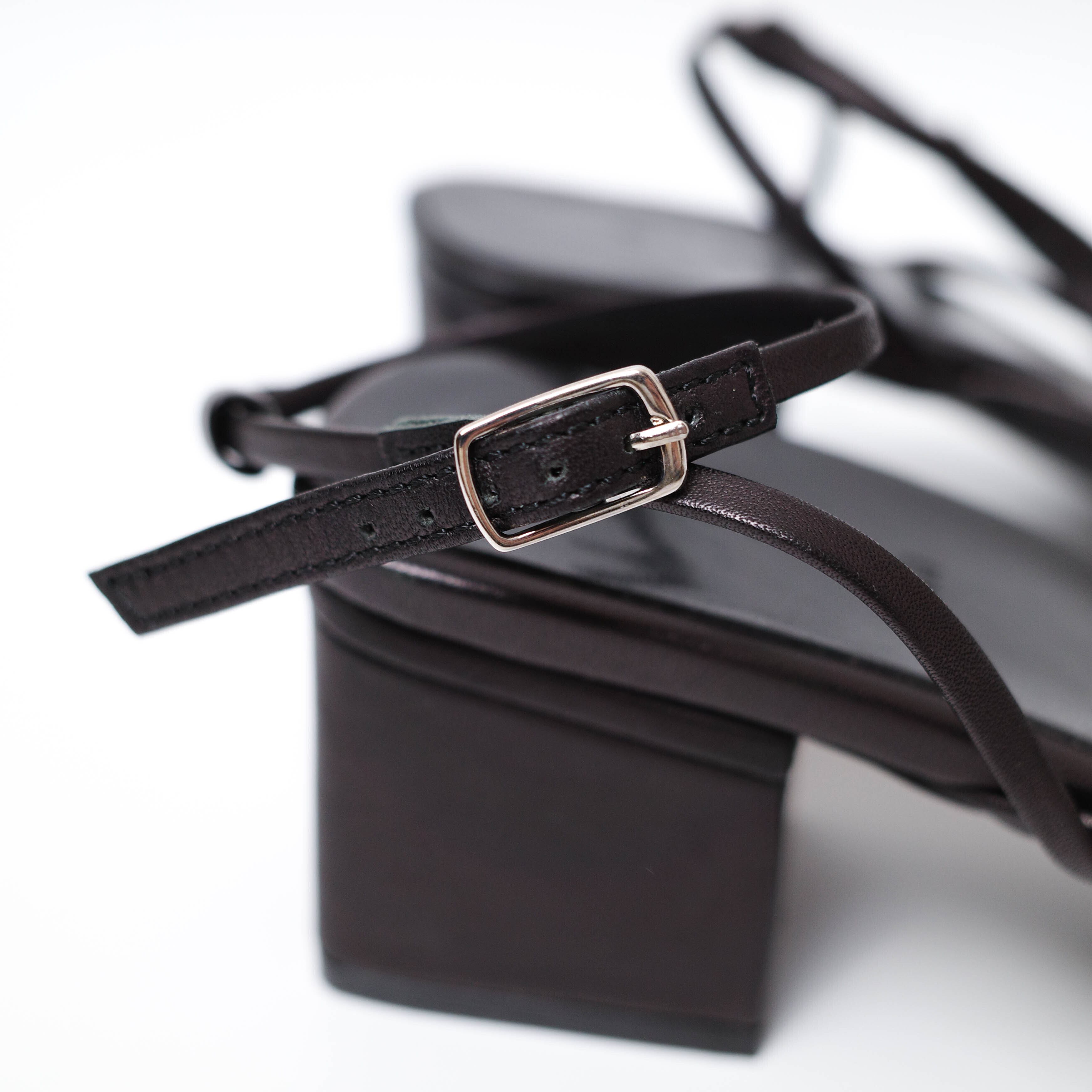 [NEW] CLANE	LINE STRAP SANDAL BLACK 18115-8411