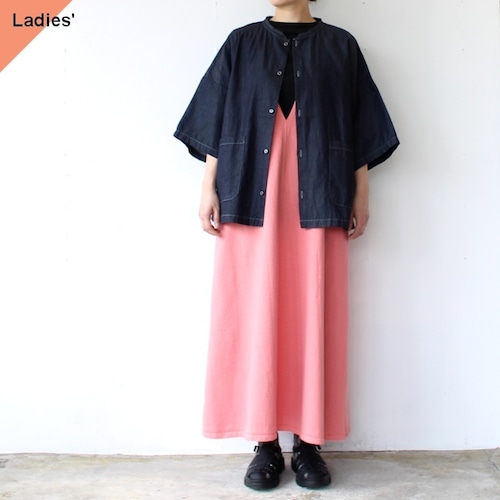 【ラスト１点】HARVESTY 4ozデニムハーフスリーブアトリエシャツ H/S Atelier Shirt　A32611