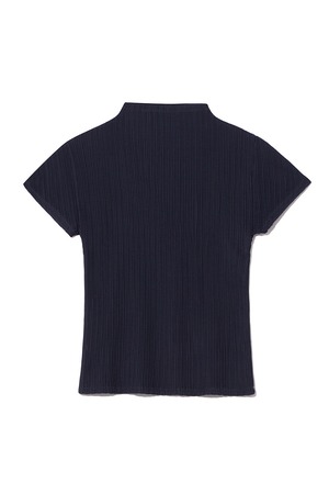[LE17SEPTEMBRE] AUBE PLEATS MOCKNECK TOP [NAVY] 正規品 韓国ブランド 韓国通販 韓国代行 韓国ファッション LE 17 SEPTEMBRE ル 17 セプテンバー le 917韓国 店舗