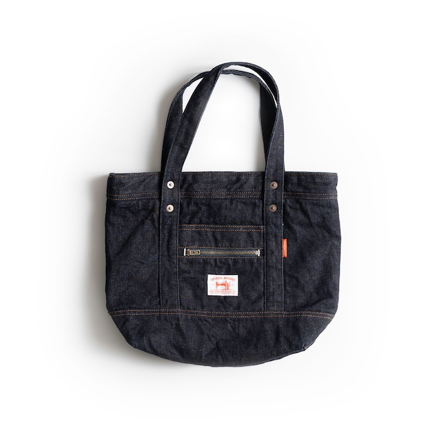 SELVEDGE DENIM SMALL TOTE BAG OW【セルヴィッジ デニム スモール トートバッグ OW】