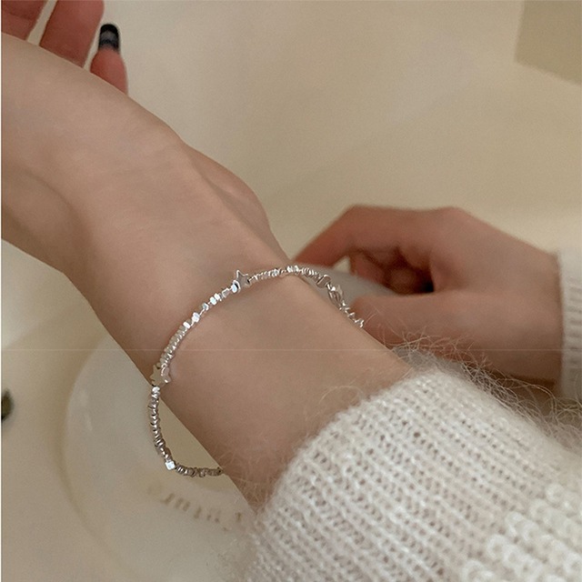 suzyaccシルバー星ブレスレット