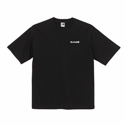 Re:CaldiA  Big silhouette T-shirt 9.1oz【BLACK】