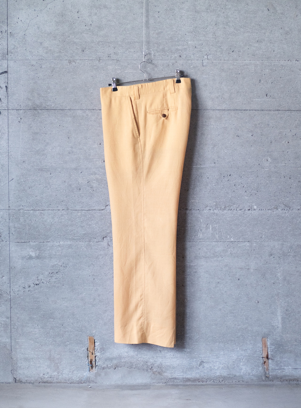 "ACWA" 1970s Yellow Linen trousers