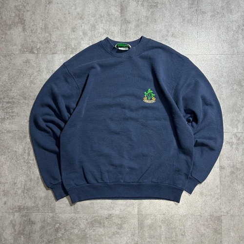 90s Quill's Woollen Market Crewneck ネイビー