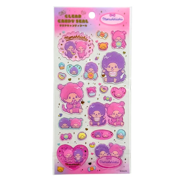 クリアキャンディシール　サンリオ×モンチッチ　モンチッチ