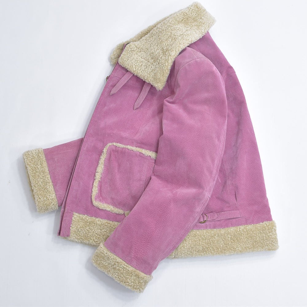 00s WILSONS B-3タイプ ピグスキン スエードレザー ジャケット