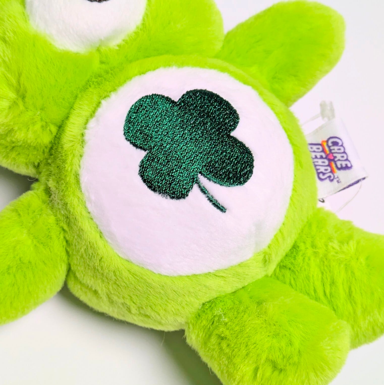 【 Care Bears（ケアベア）】 『 Good Luck Bear グッドラックベア 』ぬいぐるみキーホルダー / plush keyholder〚アメリカン雑貨 アメトイ〛