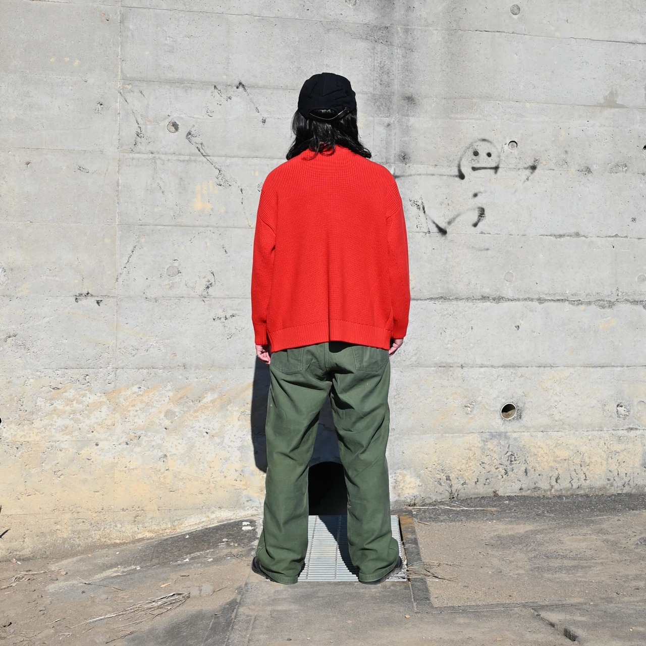 THE DAY(ザデイ)MERINO WOOL CREWNECK KNITスタイル