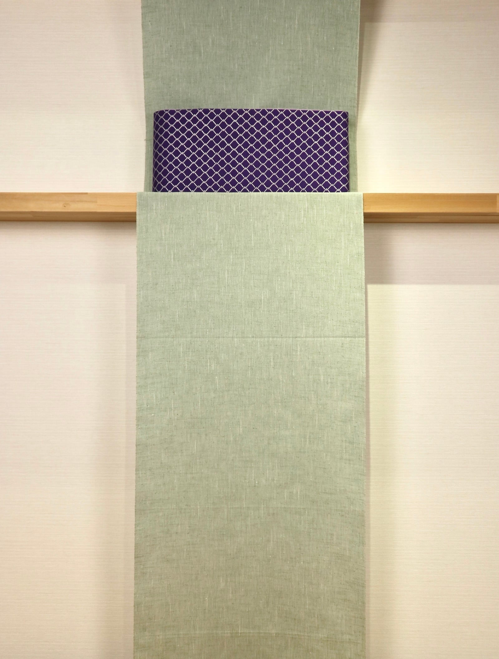 2026お年玉セット⑥　遠州木綿と半幅帯　お仕立て代別