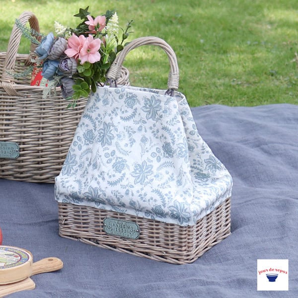 グランシュマン】 RF バスケットバック レクタングル ボタニカル