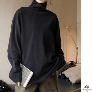 タートルネック 長袖 Tシャツ 3col M 10304
