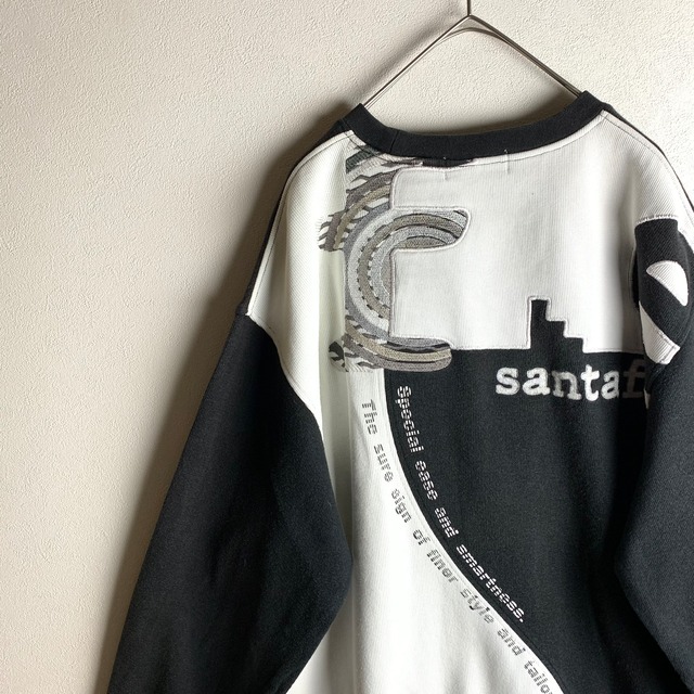 ~"knit sweat shirt" monotone~