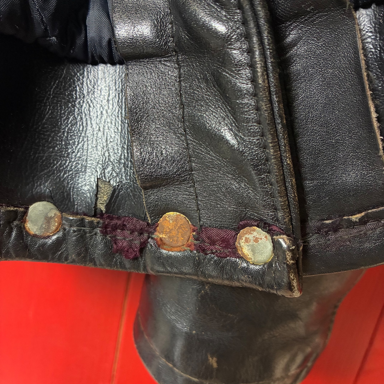 60s Schott 本革ポリスマンジャケット　レザージャケット　サボテンタグ　ヴィンテージ　ショット