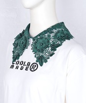【直営限定ITEM】パール×フラワーレースフェイクカラー (GREEN)　CQ-48506H