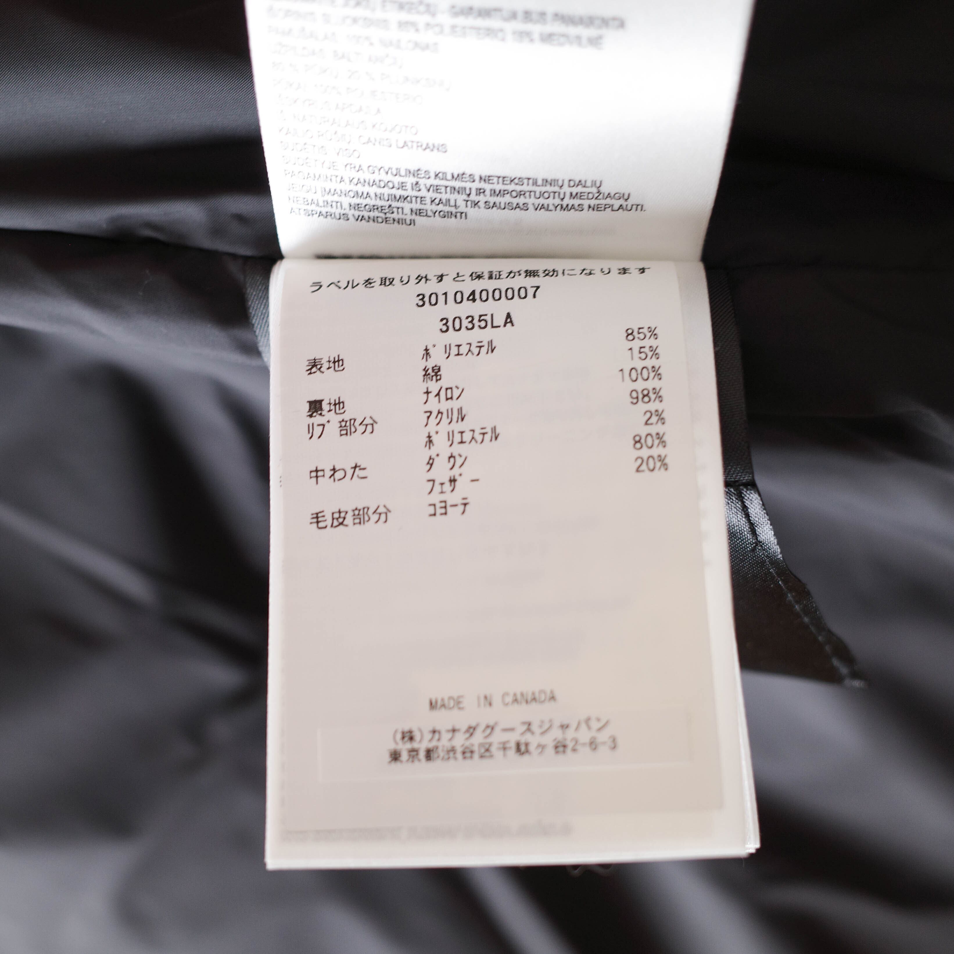 [NEW] CANADA GOOSE LONG DOWN JACKET