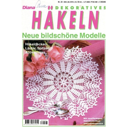 ドイツ手芸小冊子　Diana Dekoratives　Häkeln　23号