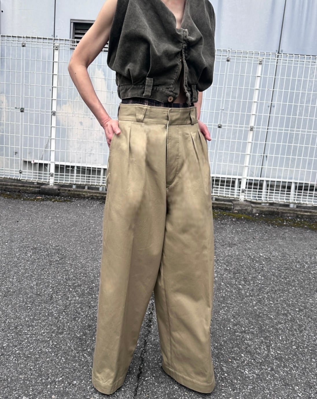 FUMIKA_UCHIDA  [UNIFORM WEAPON 2-TUCK PANTS]