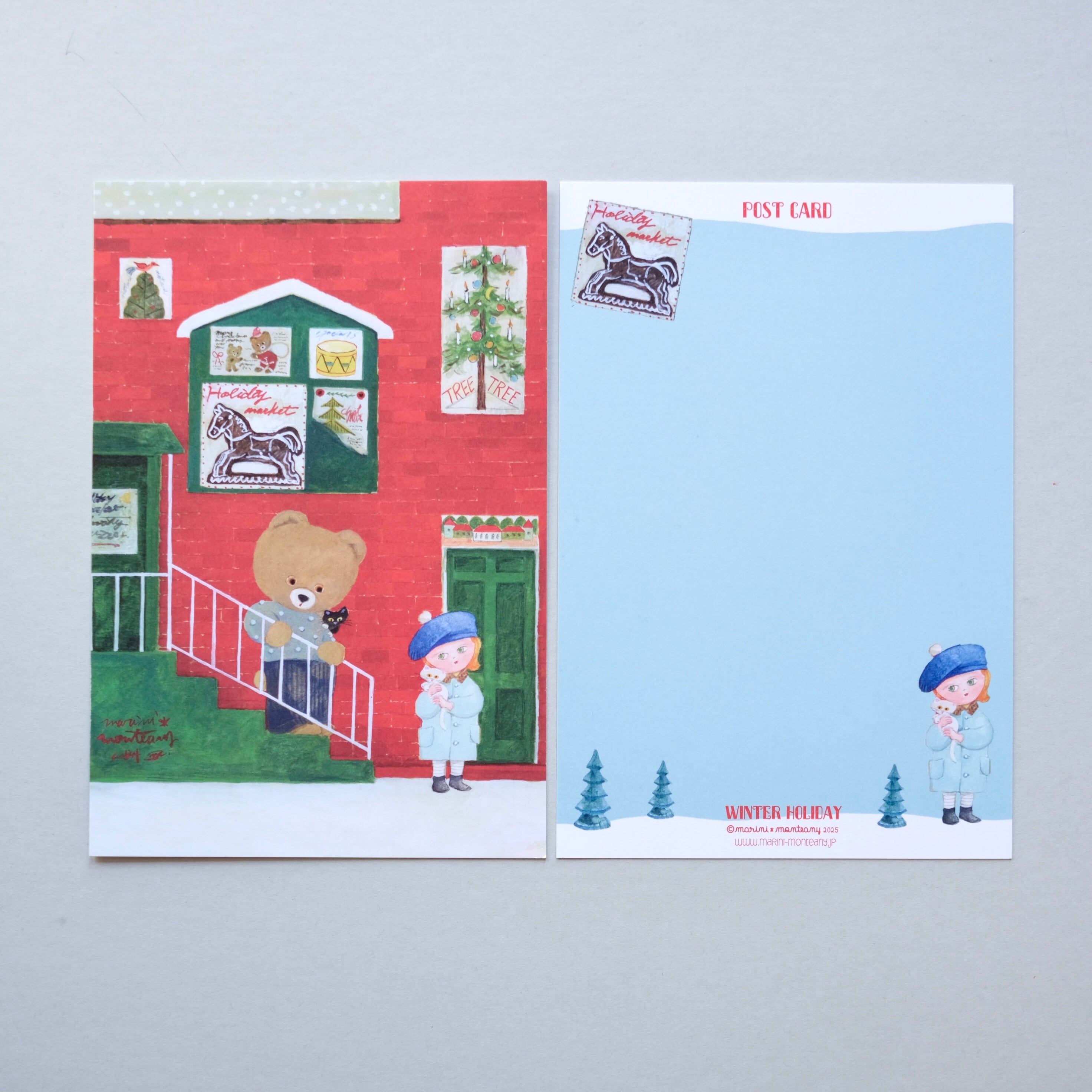 post card 「WINTER HOLIDAY」no.218