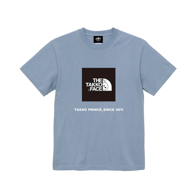 THE TAKKO FACE BOX LOGO S/S TEE ACID BLUE