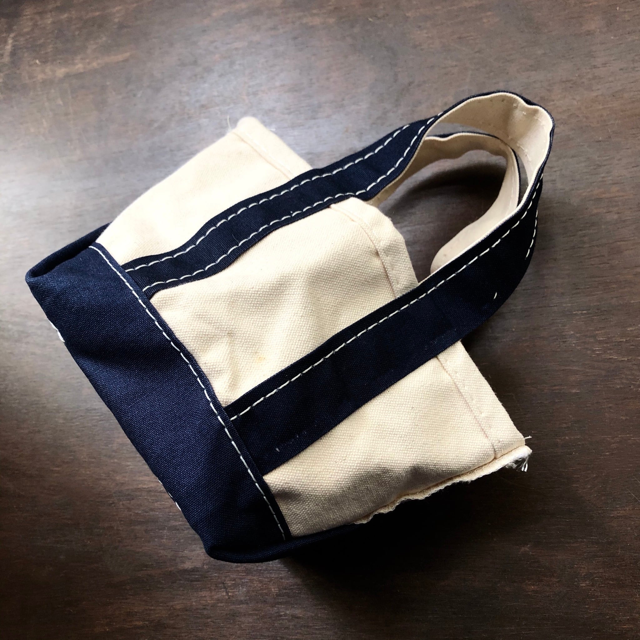 Vintage Mini Mini Tote Bag made in USA/ USA製  Sugar Spun Sister Vintage  Used