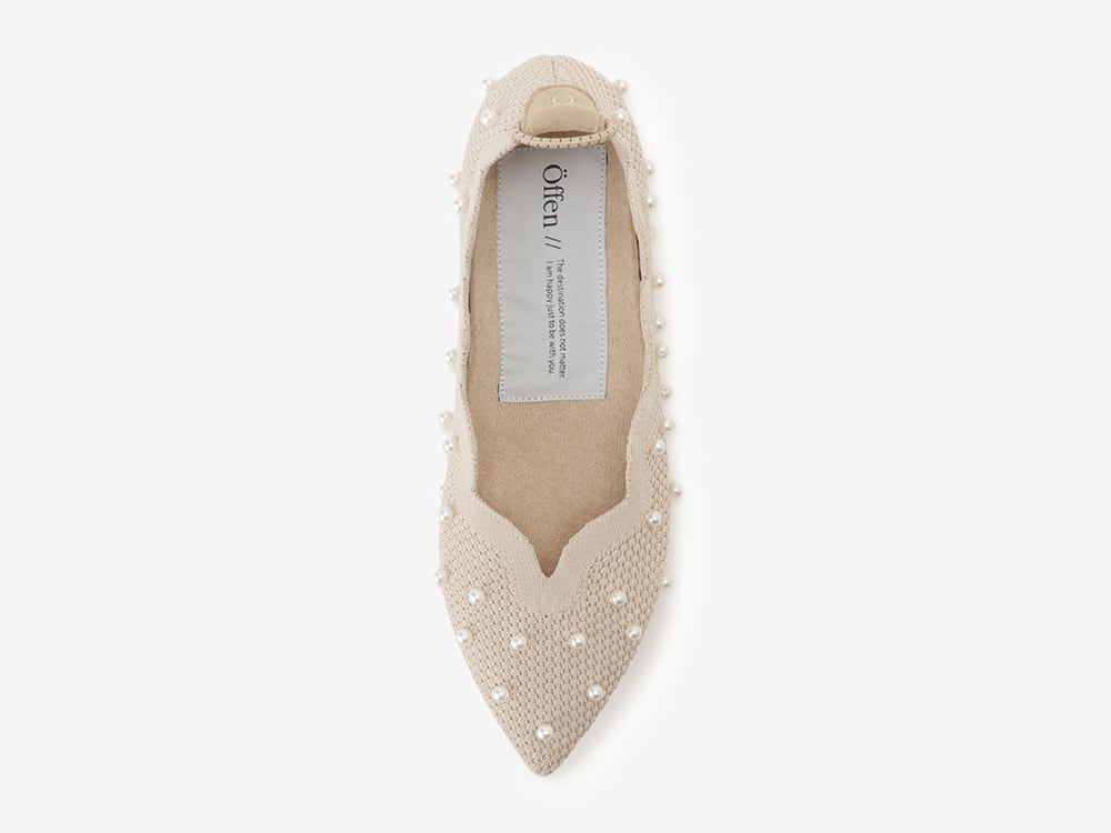 scallop pearls pattern / BEIGE | Offen