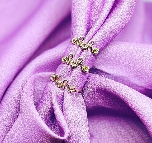 【リング】ALOHA Pinky ring