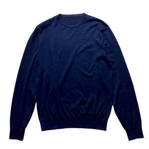 PRADA dark navy hi-gauge sweater