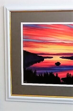 デビット・ガエーゴス「レッドエメラルドベイ」 シルクスクリーン 235