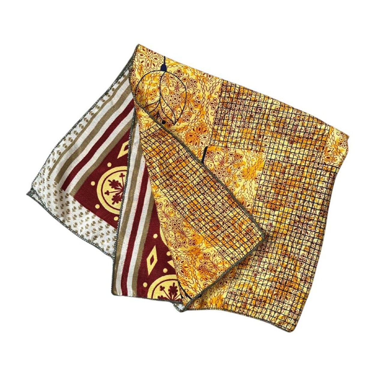 No.004 | リサイクルサリースカーフ Sサイズ