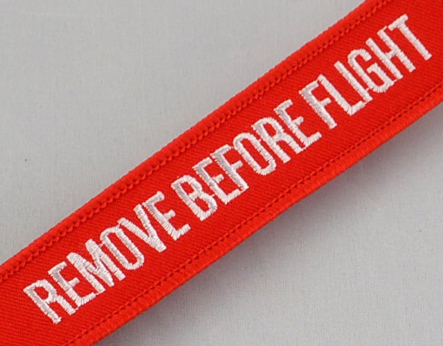 REMOVE BEFORE FLIGHT