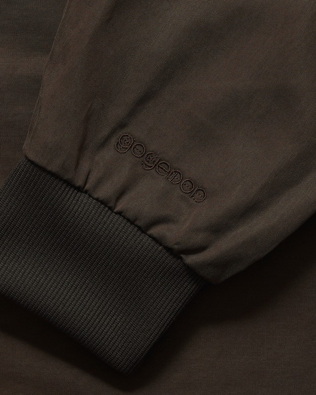 Rib Open Collar Shirts / BROWN［goyemon general gadget］