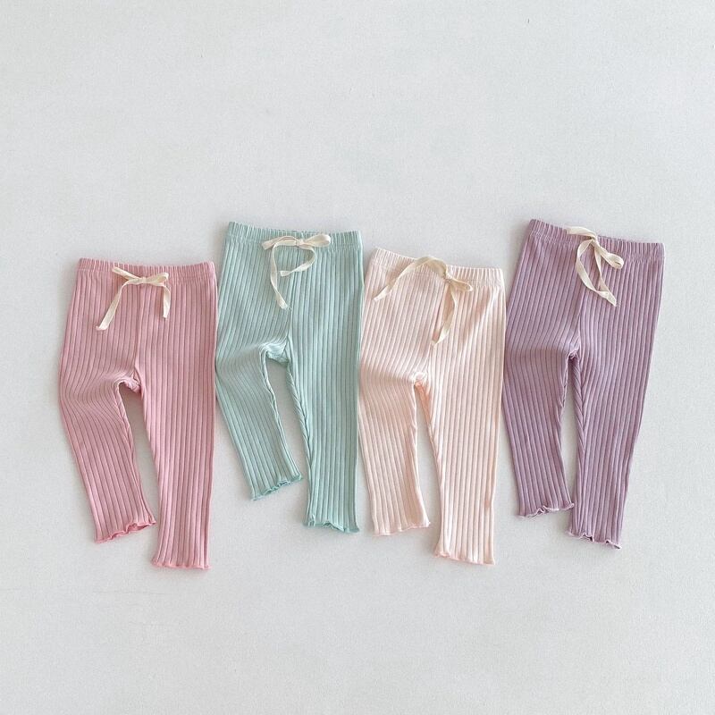 【BABY&KID】秋新作 ストライプカラーレギンス