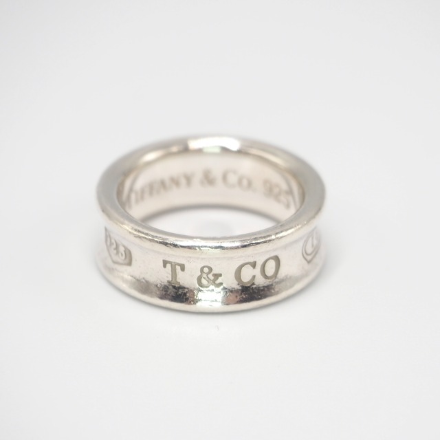 Tiffany&Co. 約9号 1837 ナロー リング シルバー925 ティファニー