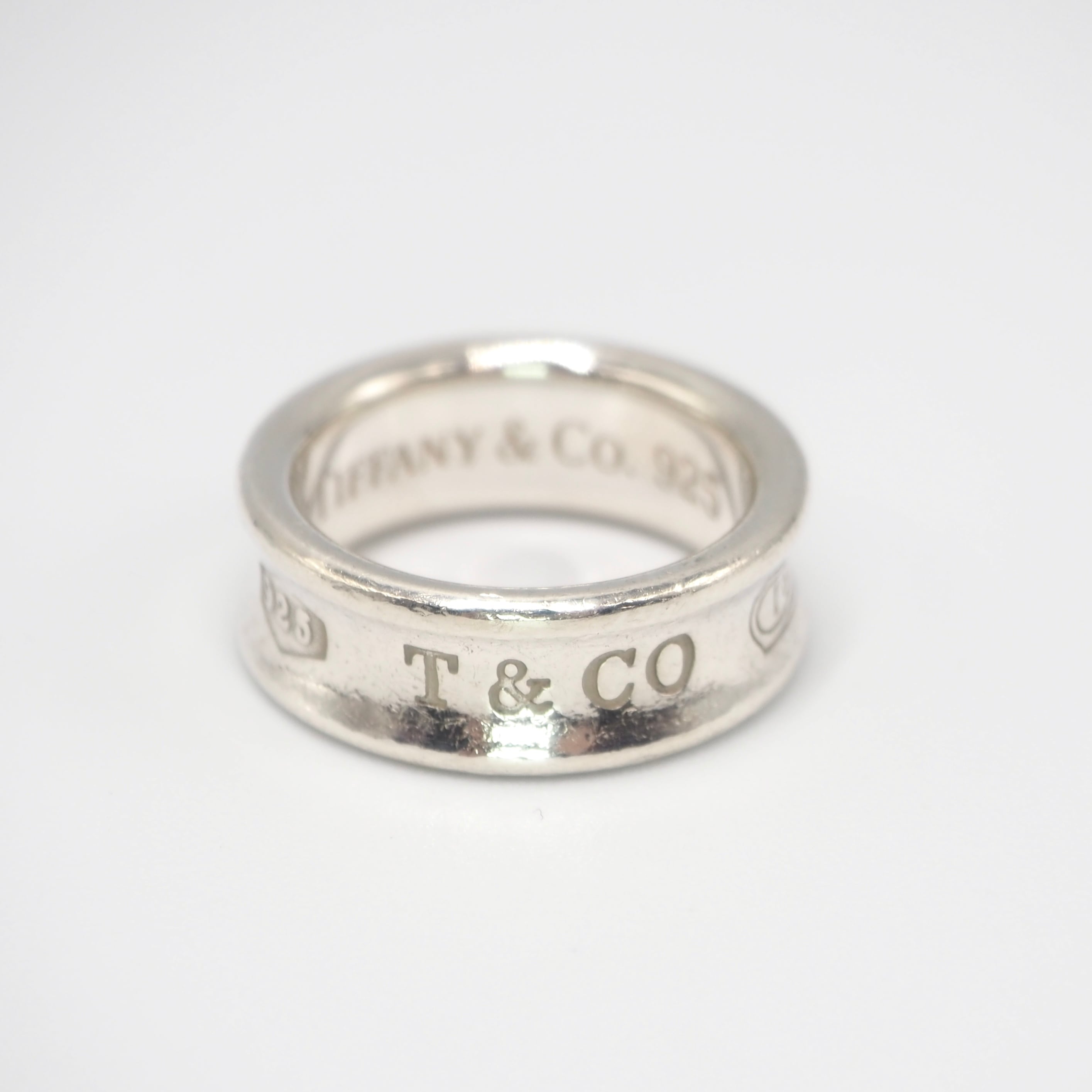 Tiffany&Co. 約9号 1837 ナロー リング シルバー925 ティファニー