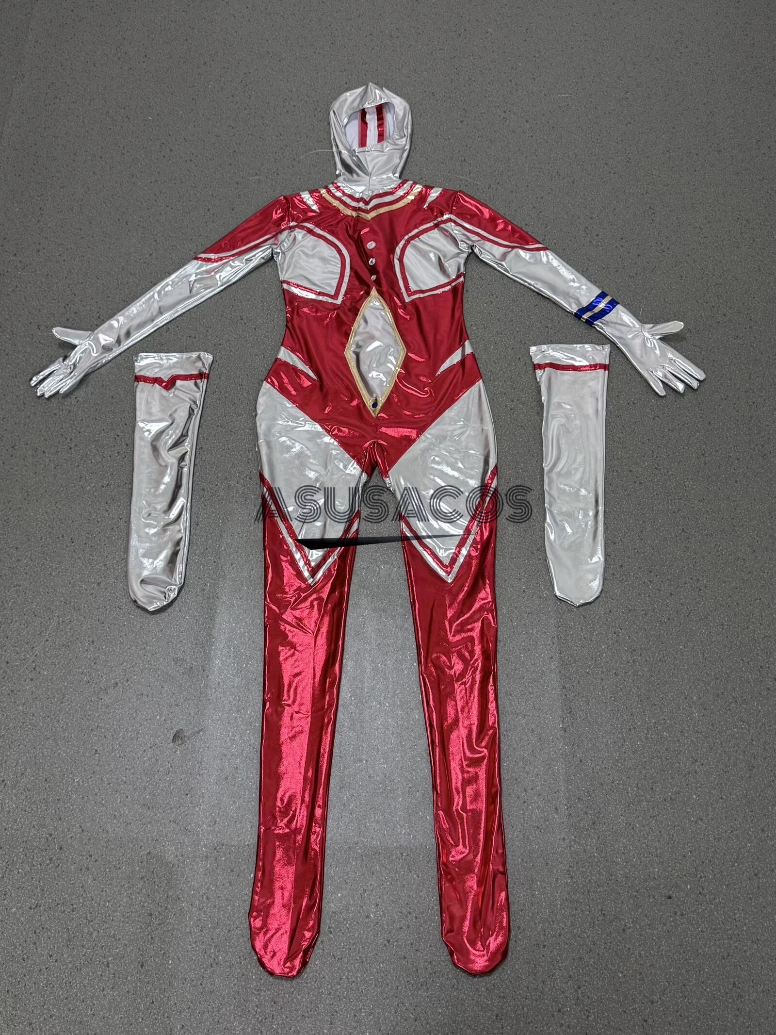 コスプレ衣装 maman ASUSACOS 実物撮影！GIGA特攝 巨大ヒロインハイパーマミー コスプレ