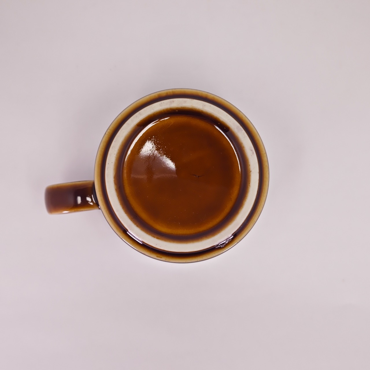 ヴィンテージ雑貨 カップ＆ソーサー C&S  ブラウンアンバー